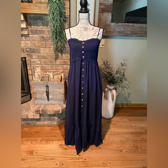 Dokotoo Spaghetti Strap Smocked Maxi Dress - Picture 3 of 8